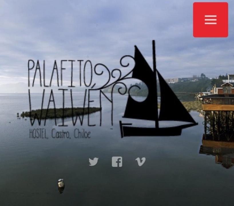 Hostal Palafito Waiwen Castro Exteriör bild